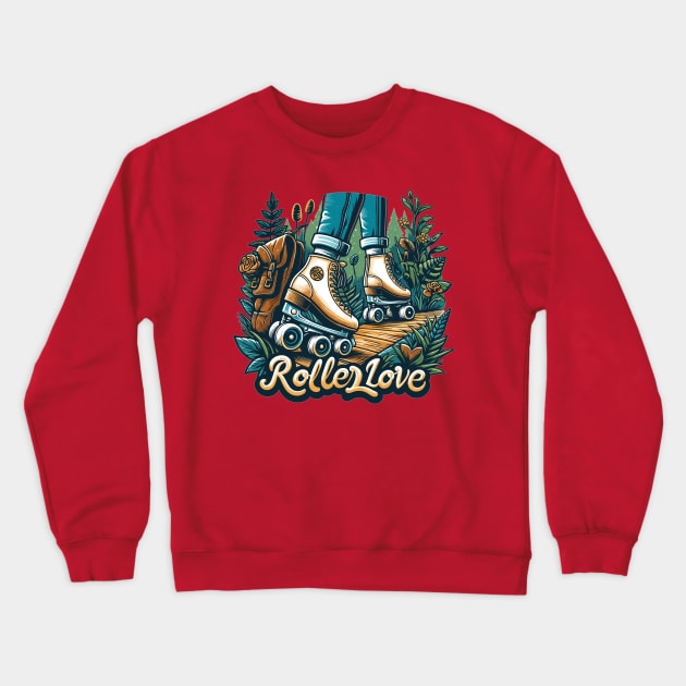 Roller skates Crewneck Sweatshirt by Vehicles-Art